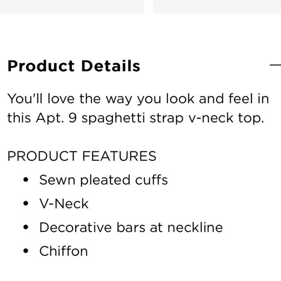 Apt9 adorable black top with wide pleated sleeves! Cute crisscross in front. New - Picture 10 of 10